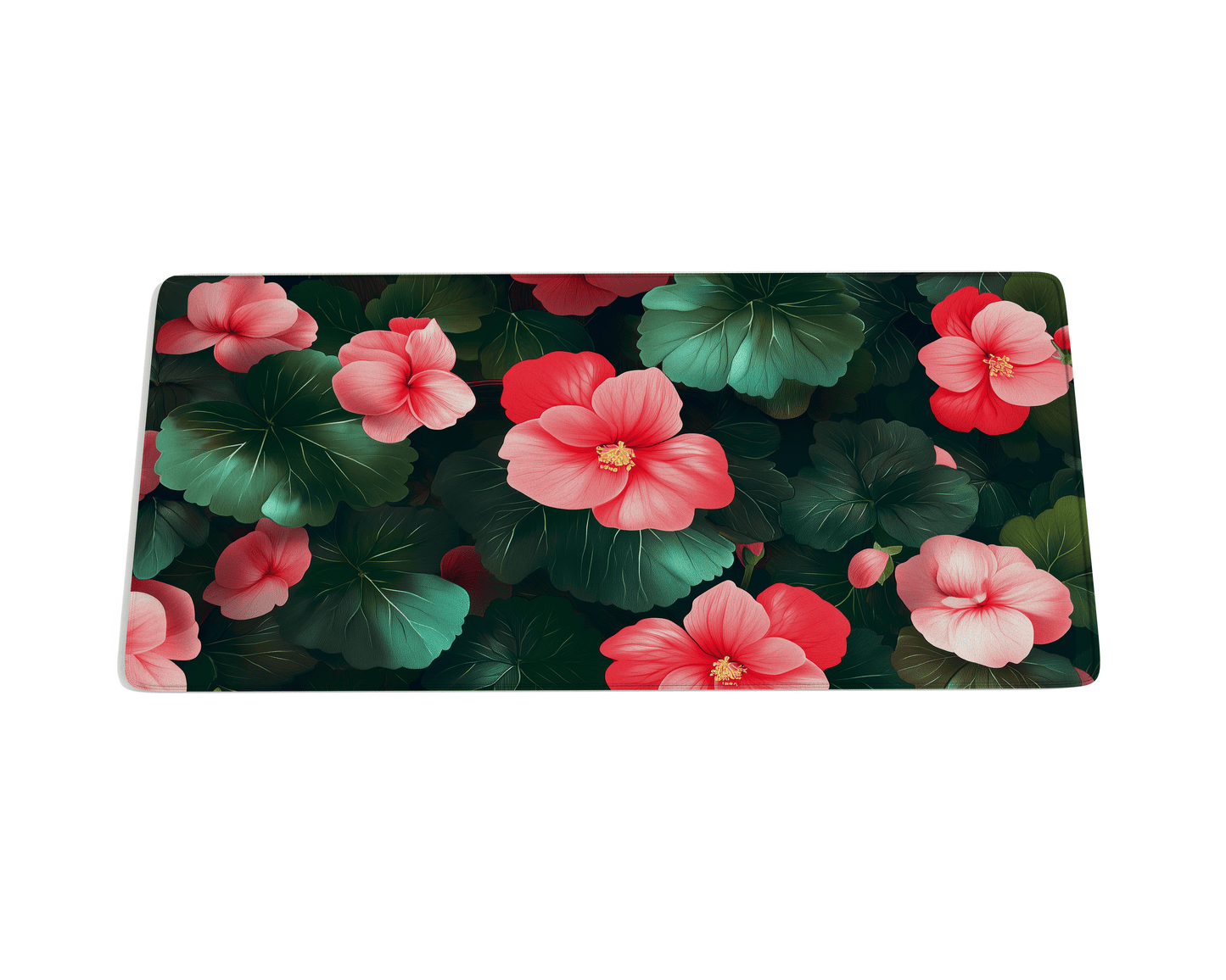 Begonia Flower Desk Mat - Custom Mouse Pad