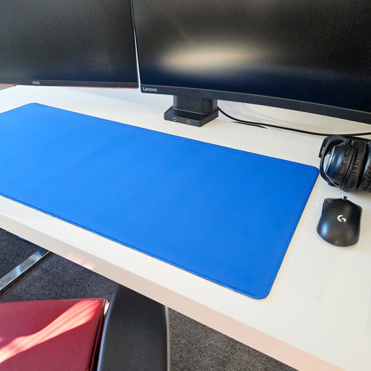Blue Desk Pad - Custom Mouse Pad