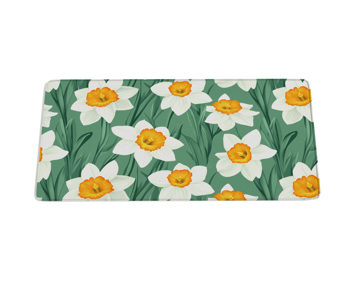 Daffodil Flower Desk Mat - Custom Mouse Pad