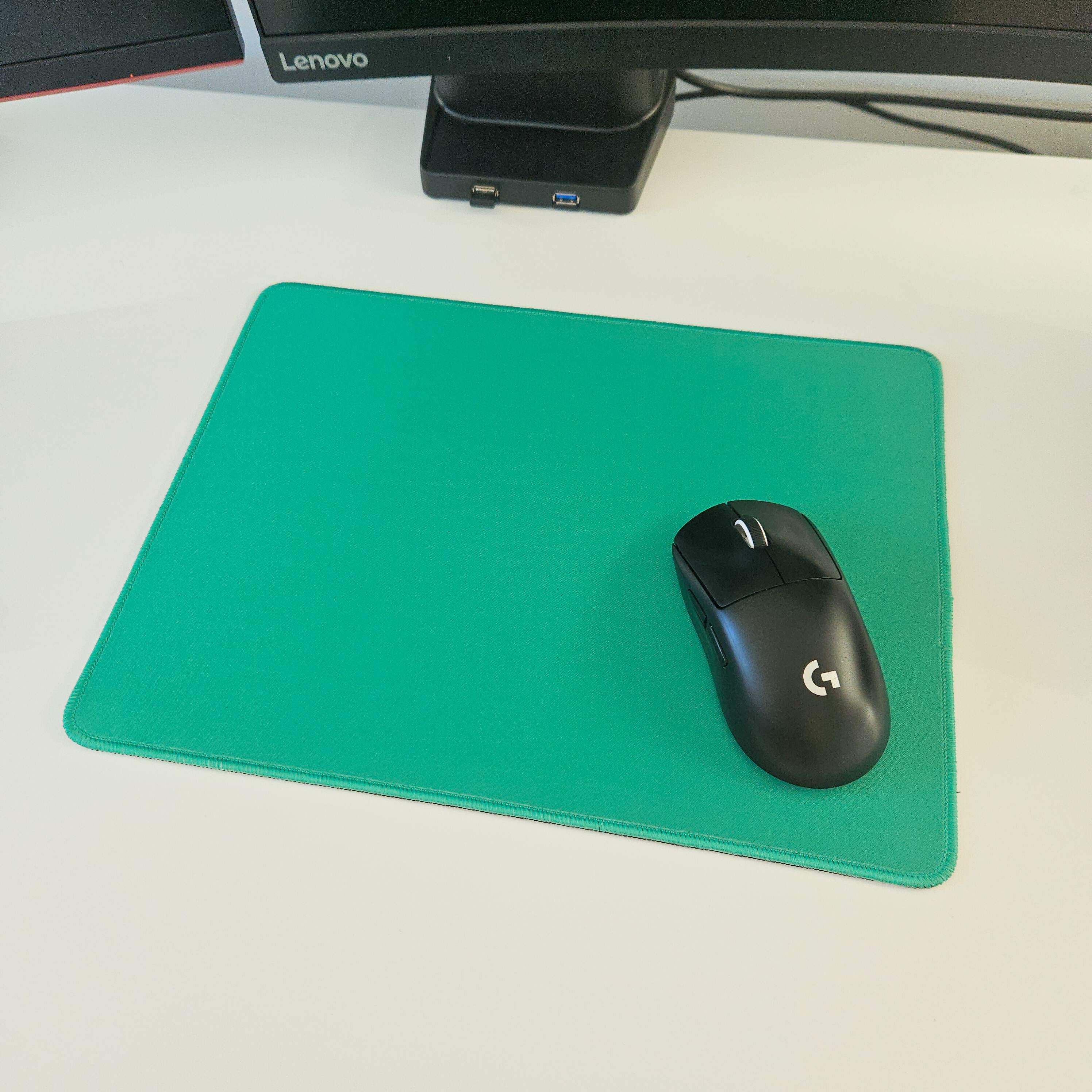 Green Mouse Pad - Premium Solid Colour Mouse Pad – Custom Mouse Pad