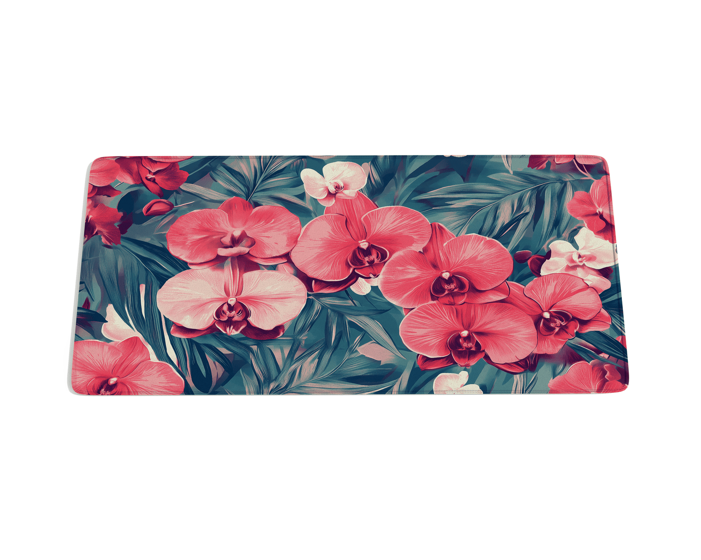 Orchid Flower Desk Mat - Custom Mouse Pad