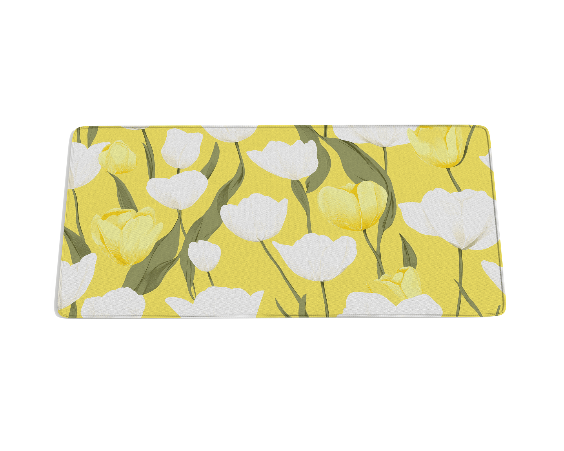 Tulip Flower Desk Mat - Custom Mouse Pad