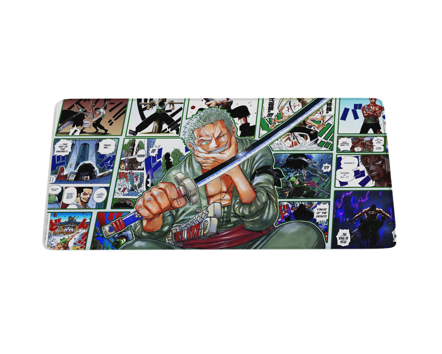 One Piece - Roronoa Zoro Comic Mouse Pad - CustomMousePad.com.au | #1 Custom Mouse Pad Brand